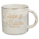 Mug Hope & A Future White/Gold