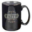 Mug Walk By Faith Not By Sight Black