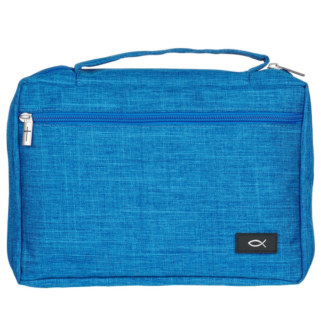 Bible Case Med Blue Value Canvas