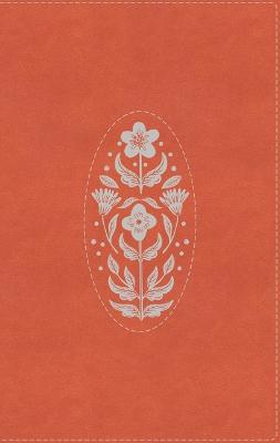 NIV Thinline Bible Zippered Coral I/L