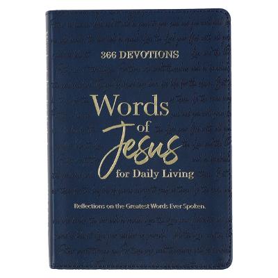 Words of Jesus 366 Devotions Blue