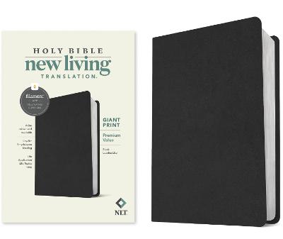 NLT Bible Giant Print Premium Value Filament Black