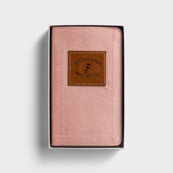 KJV Wonderfully Made Pink Babys First Bible NT & Ps