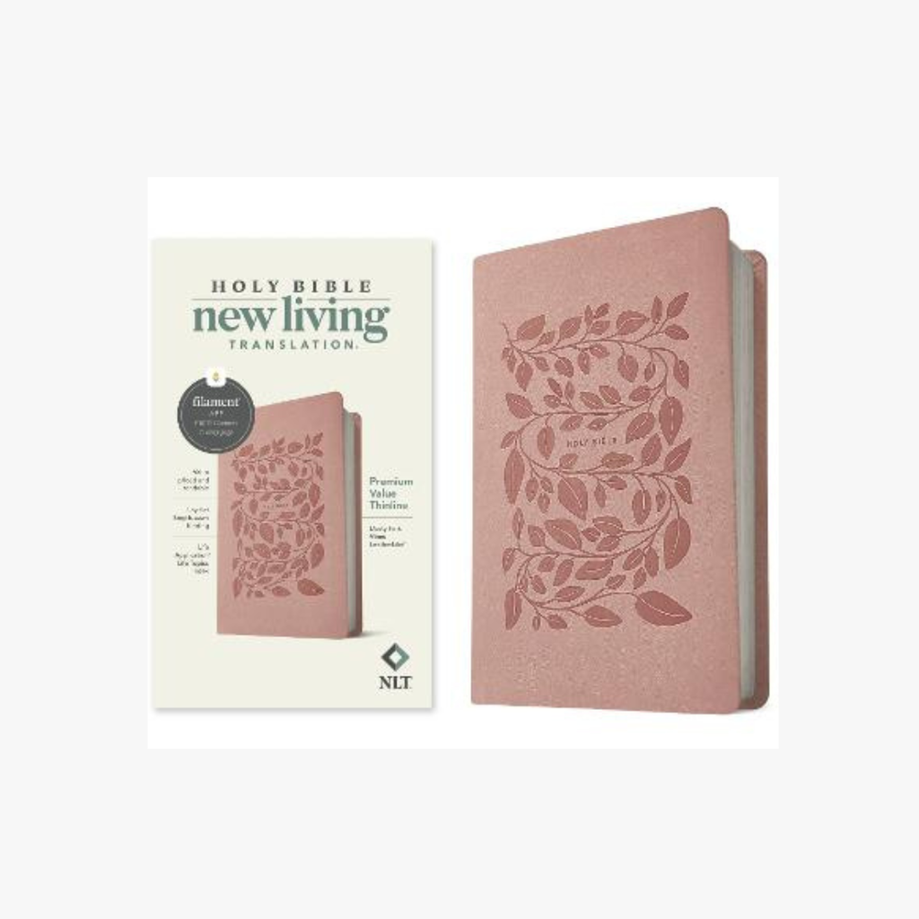 NLT Bible Premium Value Thinline Filament Pink I/L