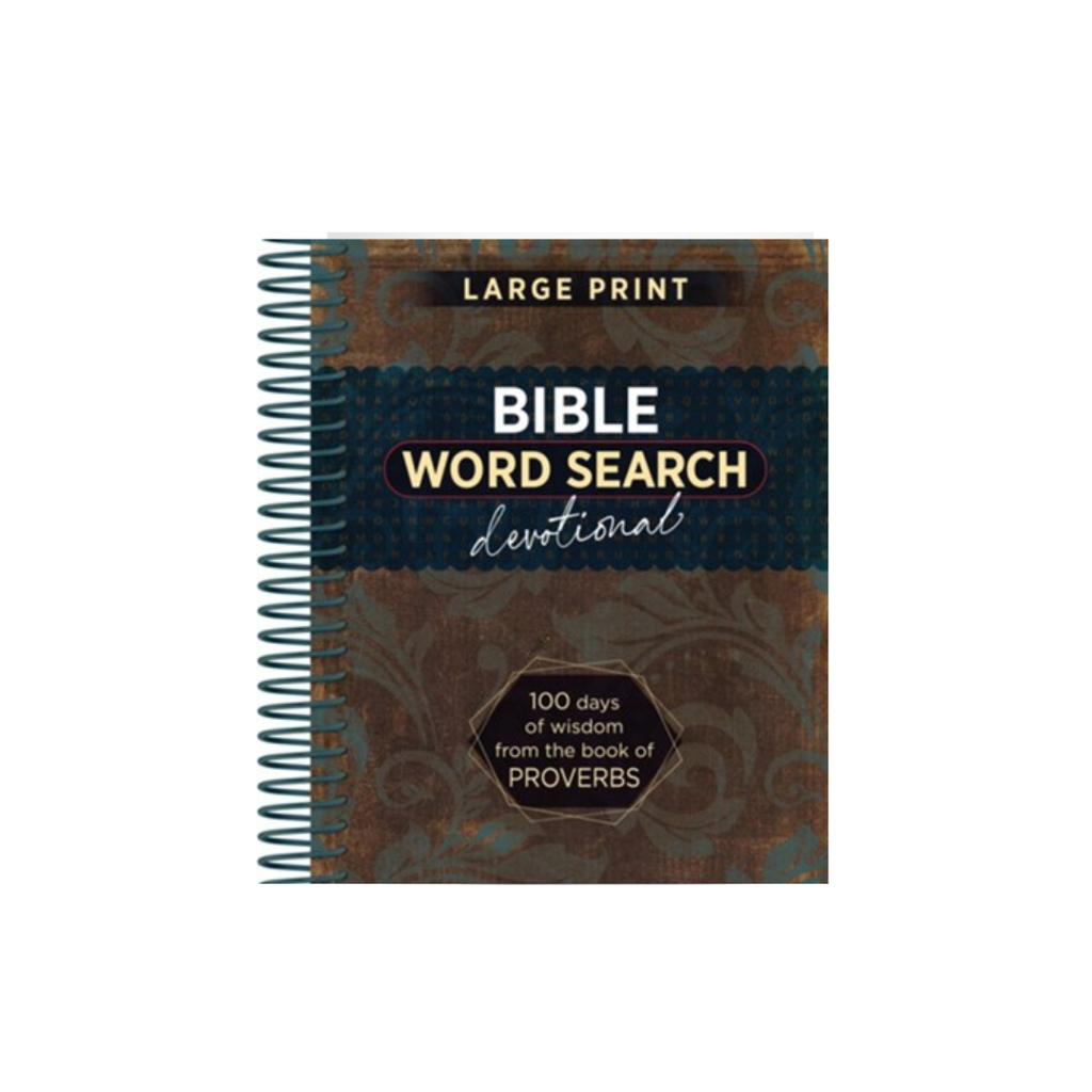 Bible Word Search Devotional: Proverbs (Large Print)