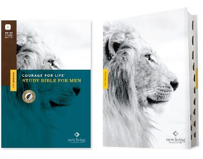 NLT Courage For Life For Men Filament Indexed H/C