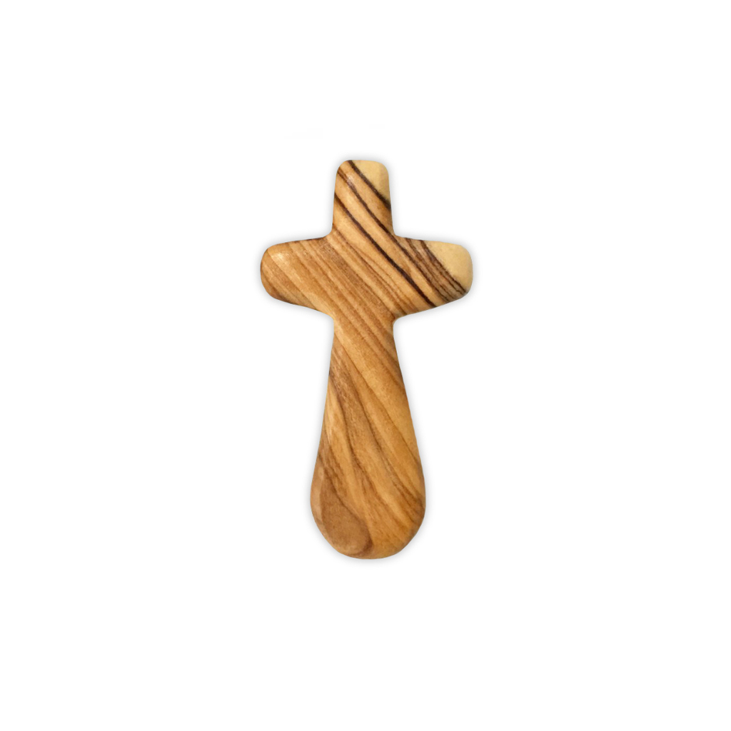 Cross Comfort Olive Wood Small 7 cm