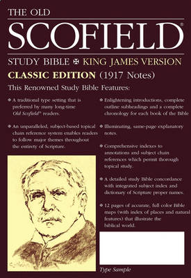 KJV Scofield Old Bonded Leather Burgundy