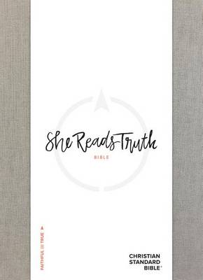 CSB She Reads Truth Bible, Canvas Medium Gray