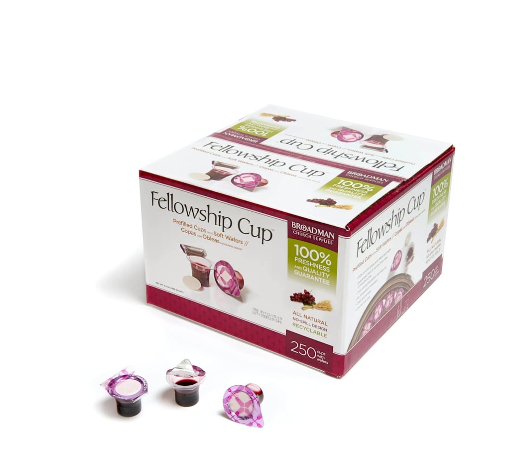 Fellowship Cup Prefilled Communion Set (250 Cup)