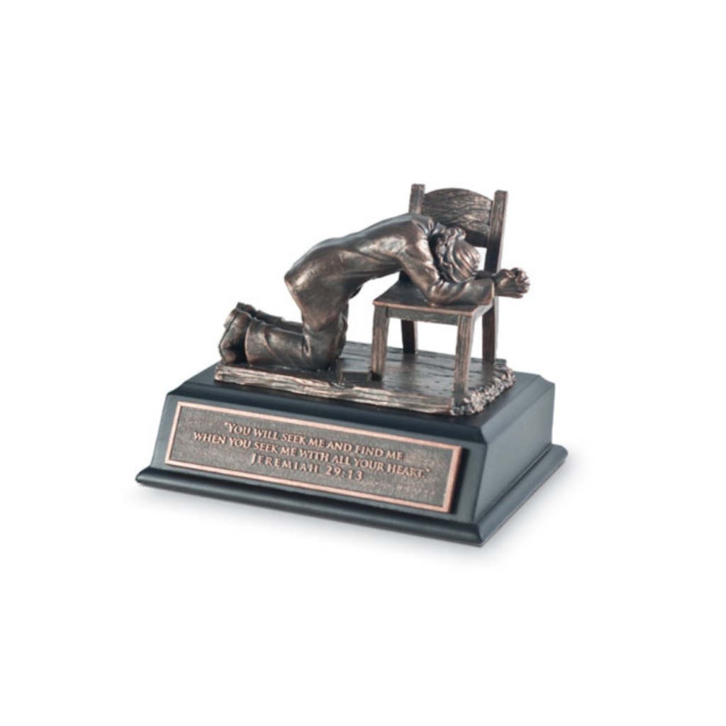 Sculpture Praying Man Moments of Faith Small