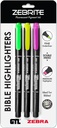 Zebrite Highlighters Set of 3