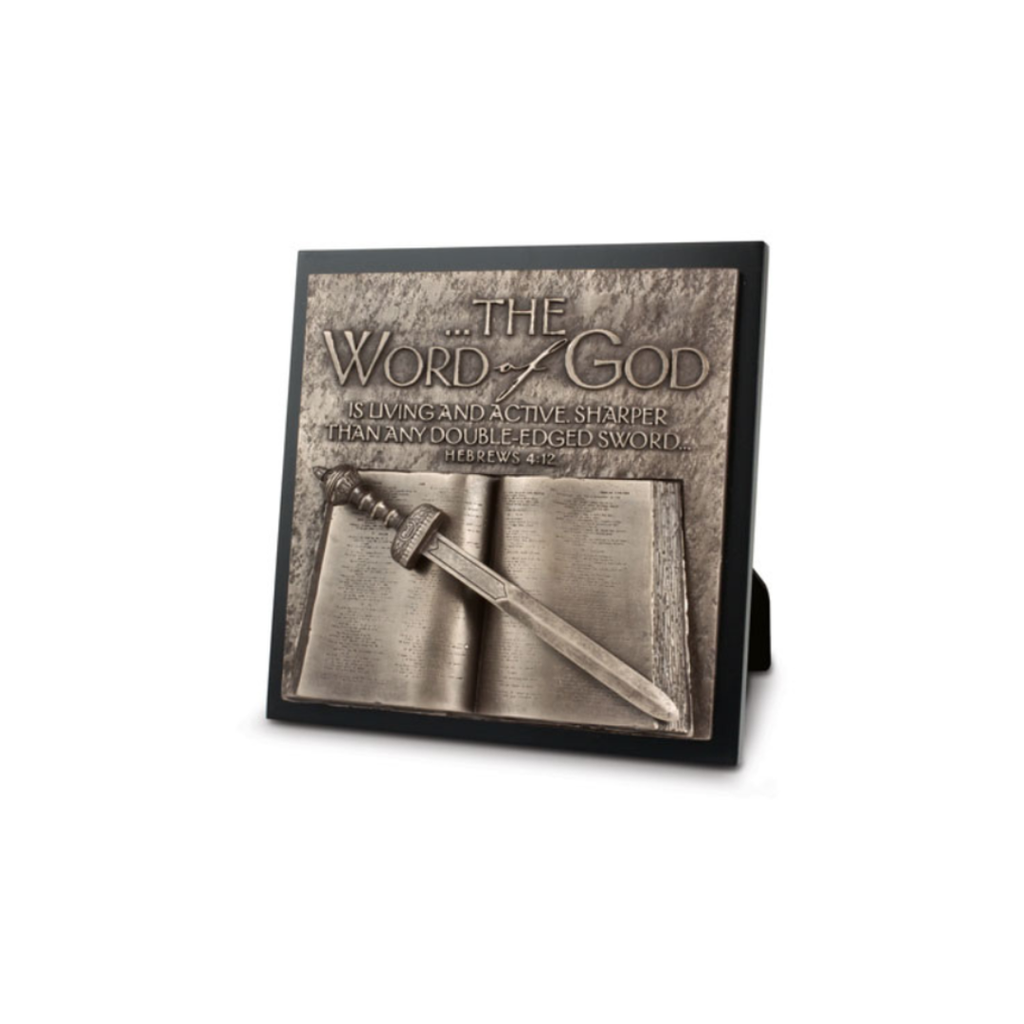 Sculpture Plaque Word Of God Resin