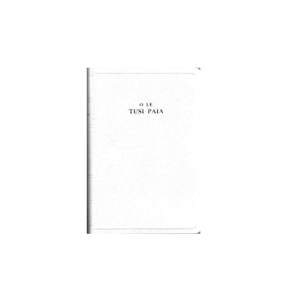Samoan Bible 1969 New Imitation Leather White