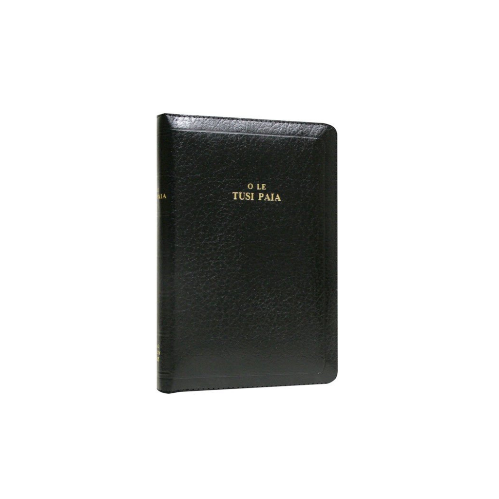 Samoan Bible 1969 New Imitation Leather Black Zip