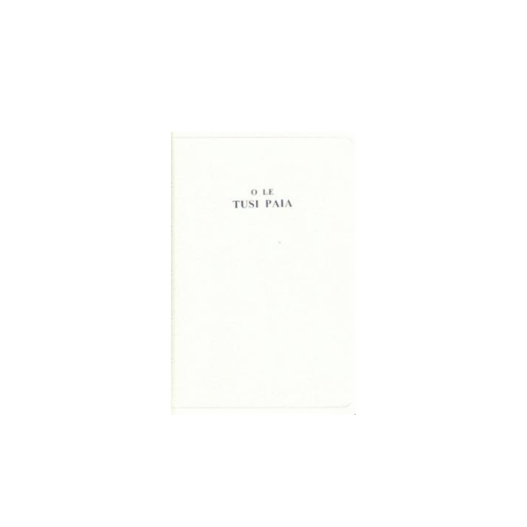 Samoan Bible 1887 Old Imitation Leather White
