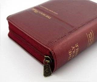 GNB Compact Imitation Leather with Zip Burgundy