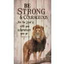 Plaque Pallet Be Strong & Courageous