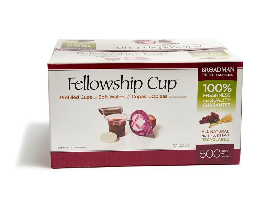 Fellowship Cup Prefilled Communion Set (500 Cup)