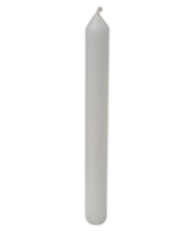 Candle Paraffin White 21x255mm