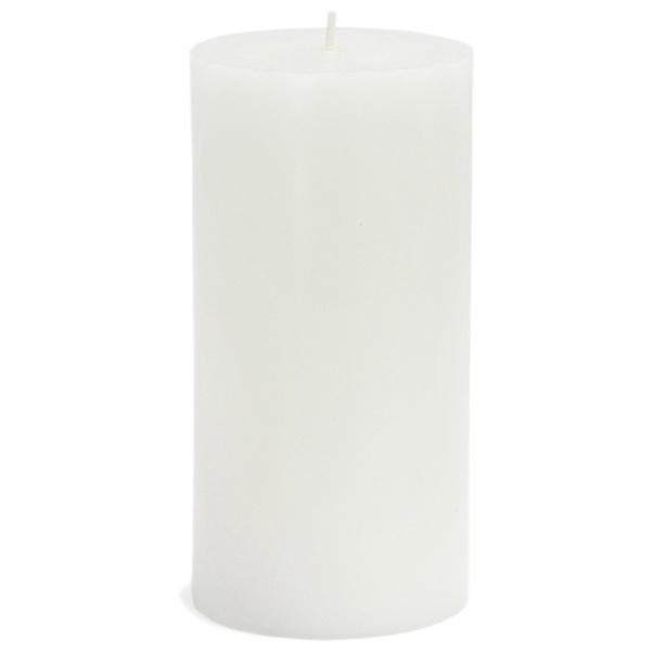 Candle White Pillar 75x130mm