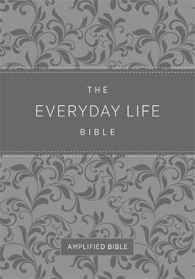 Amplified New Everyday Life Bible Gray Imitaion Leather