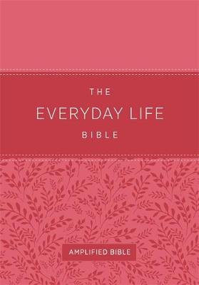 Amplified New Everyday Life Bible Pink Imitaion Leather