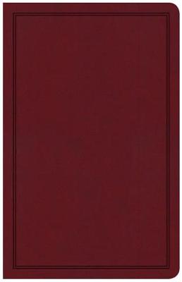 CSB Deluxe Gift Bible Burgundy Imitation Leather