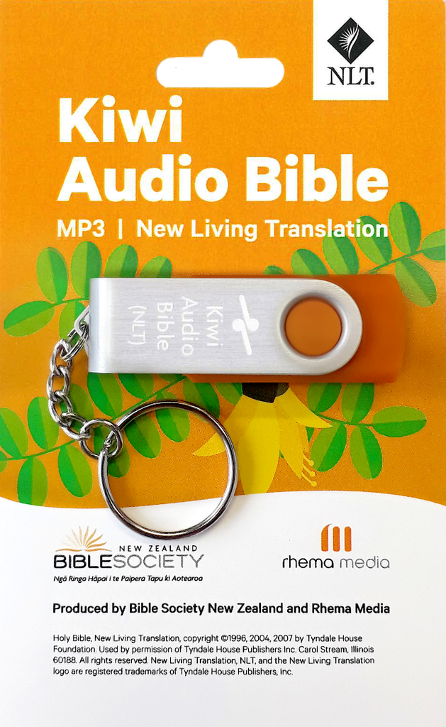 NLT Kiwi Audio Bible MP3 USB Stick