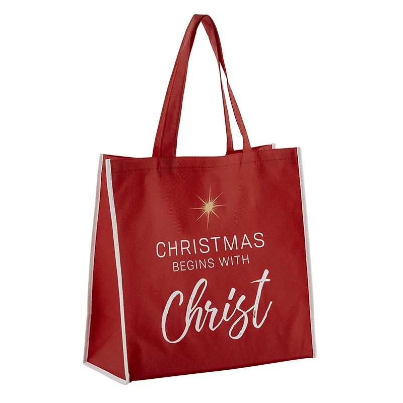 Tote Bag Christmas Begins With Christ
