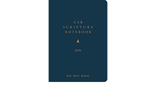 CSB Scripture Notebook Acts P/B
