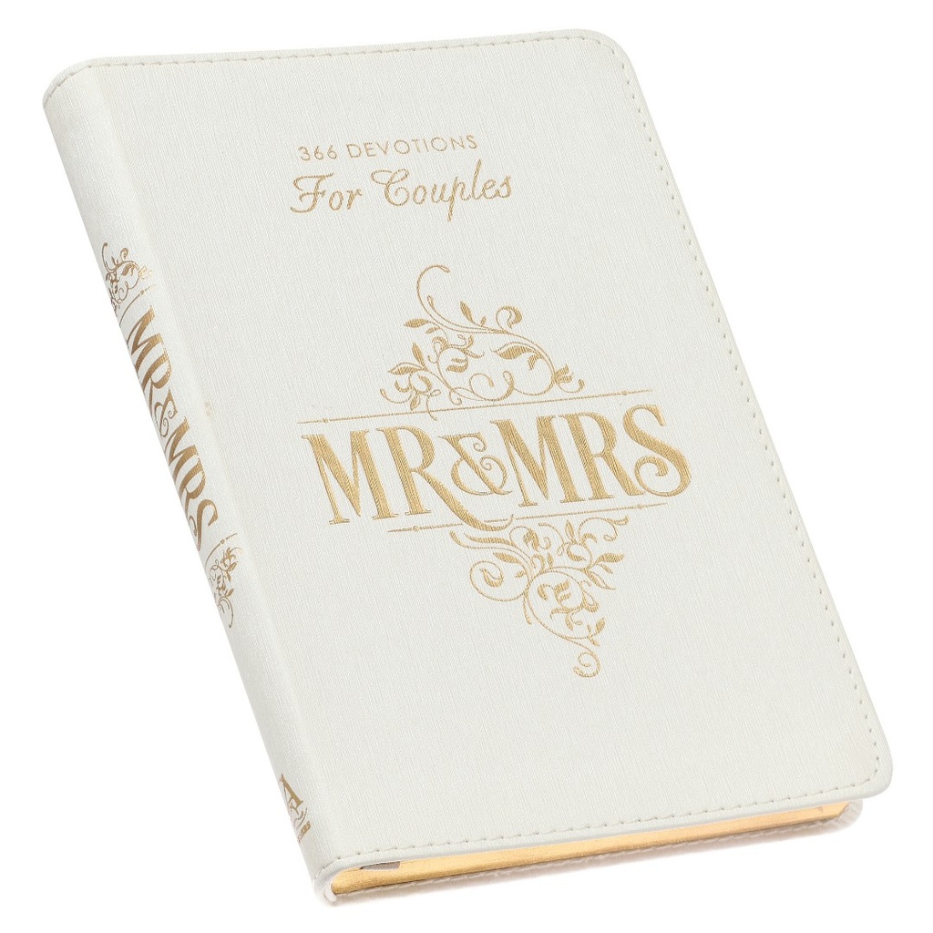 Mr & Mrs Devotional White Imitation