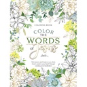 Color The Words Of Jesus Colouring Book Flowers