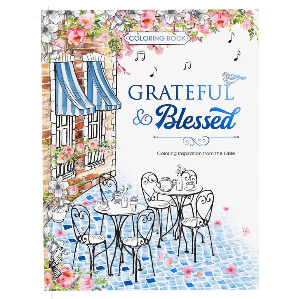 Grateful & Blessed Colouring Book Table & Chairs