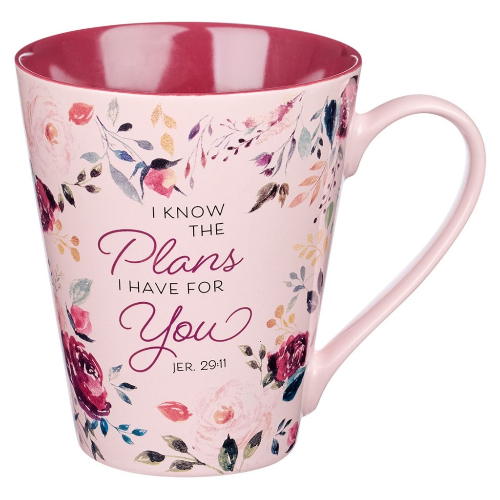 Mug Plans I Have For You Pink Floral