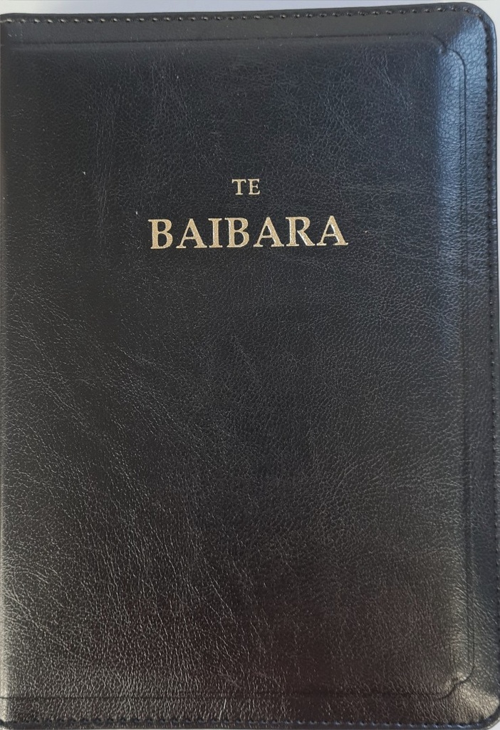 Kiribati Bible (Protestant) Imitation Leather Black Zip
