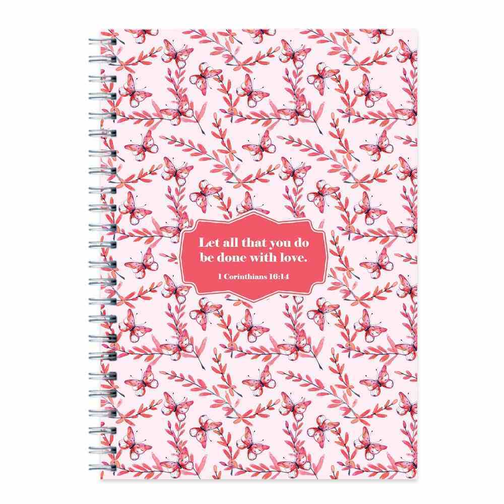 Journal Let All That You Do Done In Love Wirebound