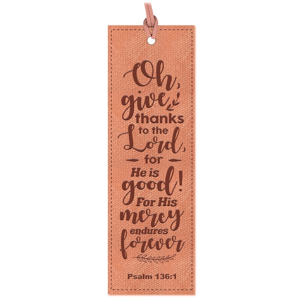 BMK Luxleather Oh Give Thanks To The Lord Peach