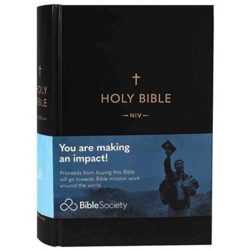 NIV Bible Pew Large Black Hardcover