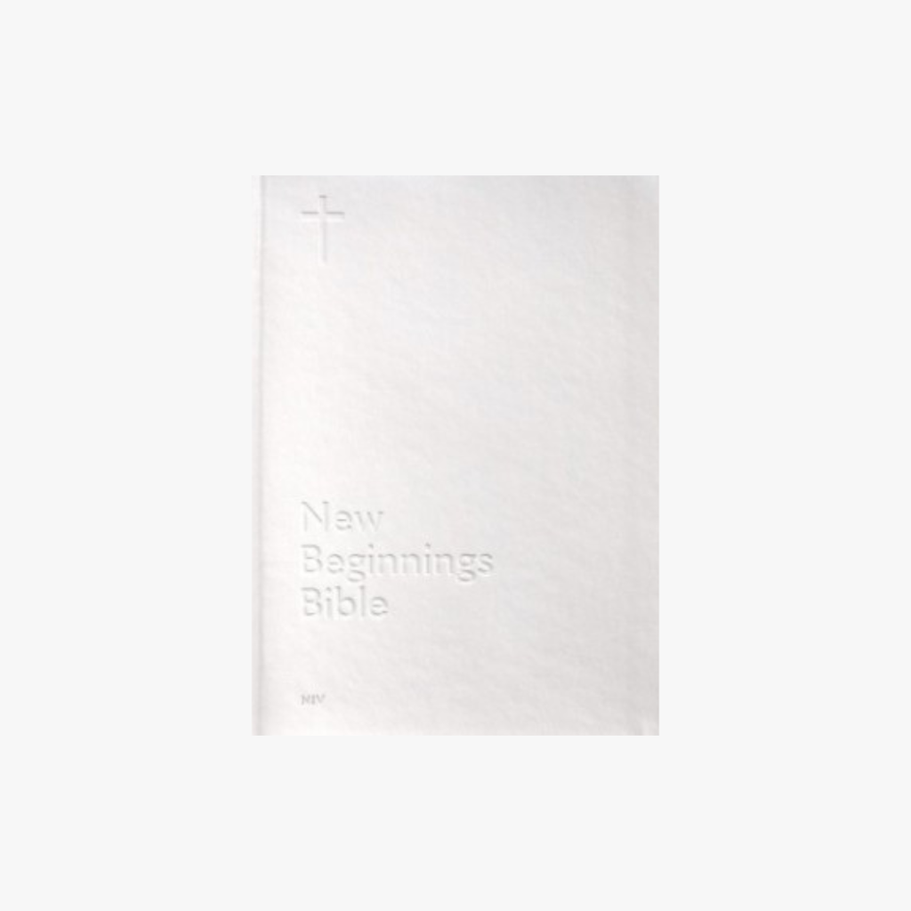 NIV New Beginnings Bible - For New Christians - PU White