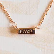 Necklace God's Goodness & Love Rose Gold Plated