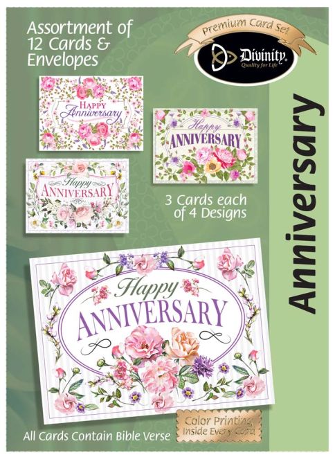 GC: Boxed Anniversary Floral - KJV