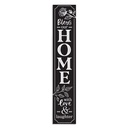 Porch Sign Bless Our Home With Love & Laughter Black