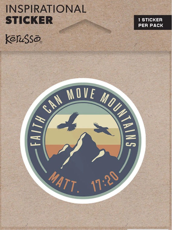 Vinyl Sticker Move Mountains