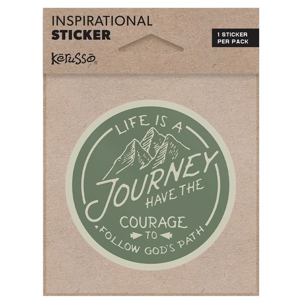 Vinyl Sticker Life Is A Journey