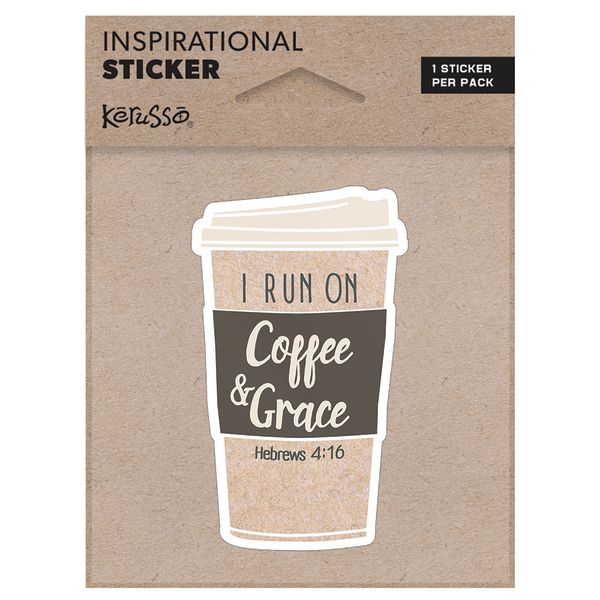 Vinyl Sticker Coffee & Grace