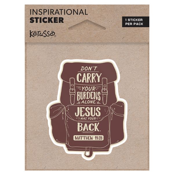 Vinyl Sticker Backpack