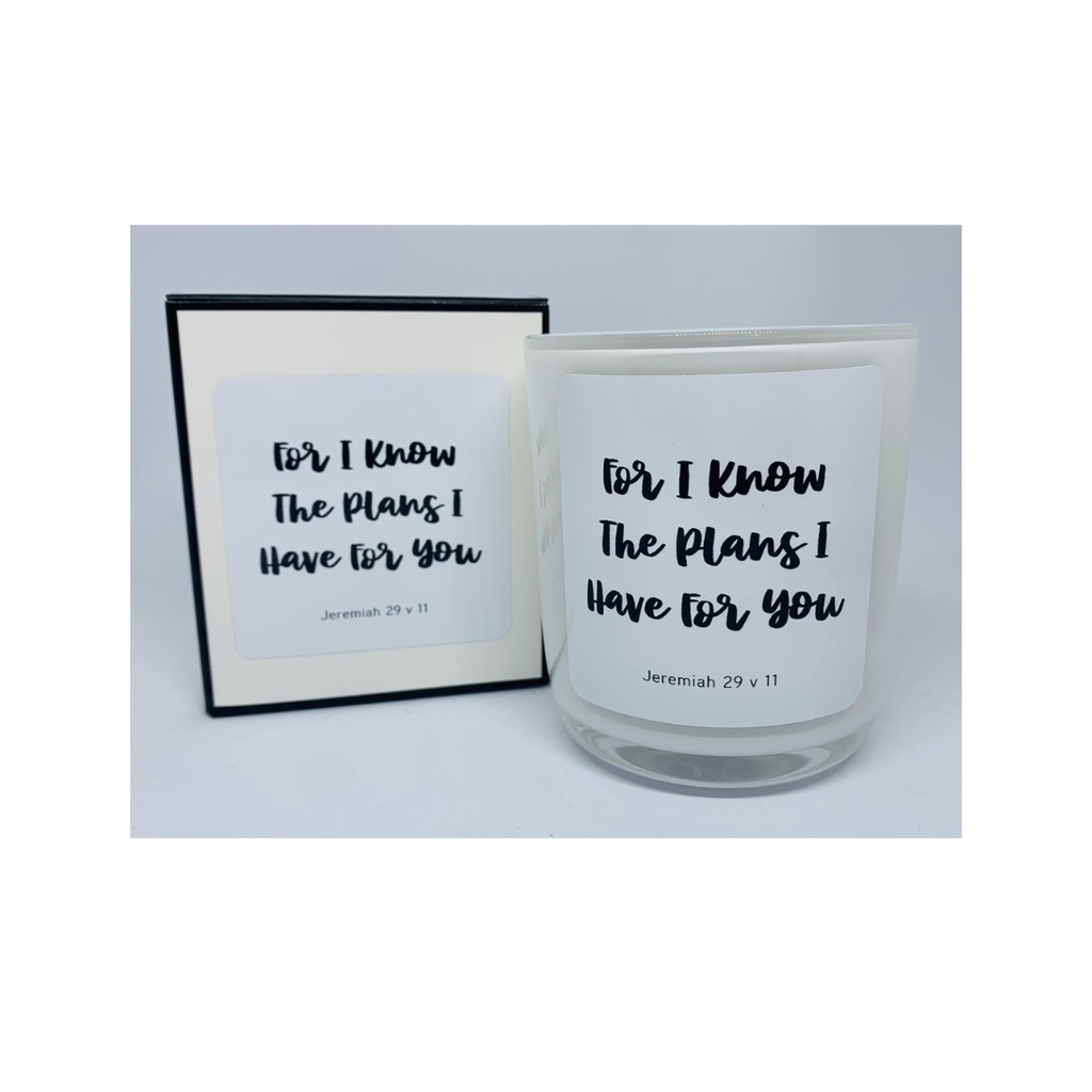 Candle Jeremiah 29:11 Plans Ylang Vanille
