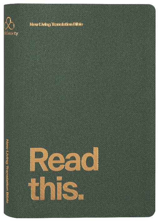NLT Bible Read This Flecked Green