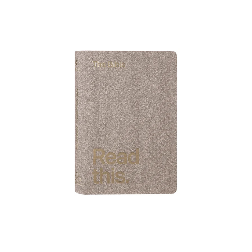 NLT Bible Read This Marl Grey